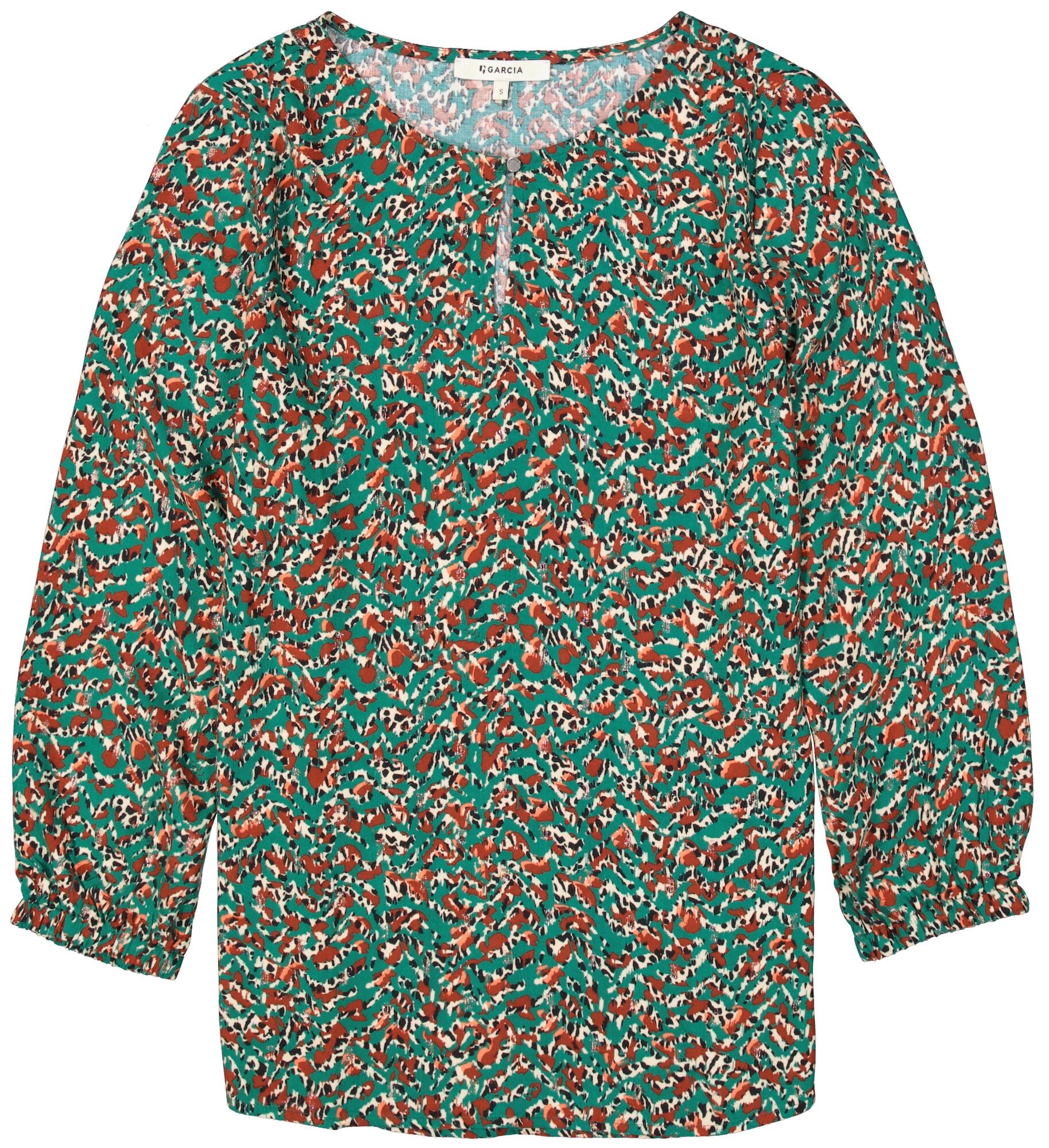 Blusa verde estampada Garcia Jeans